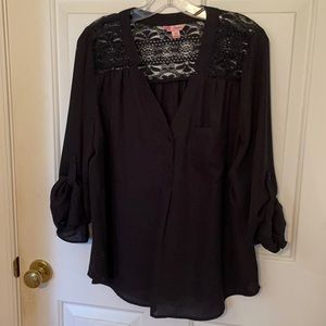 Candies Black blouse.